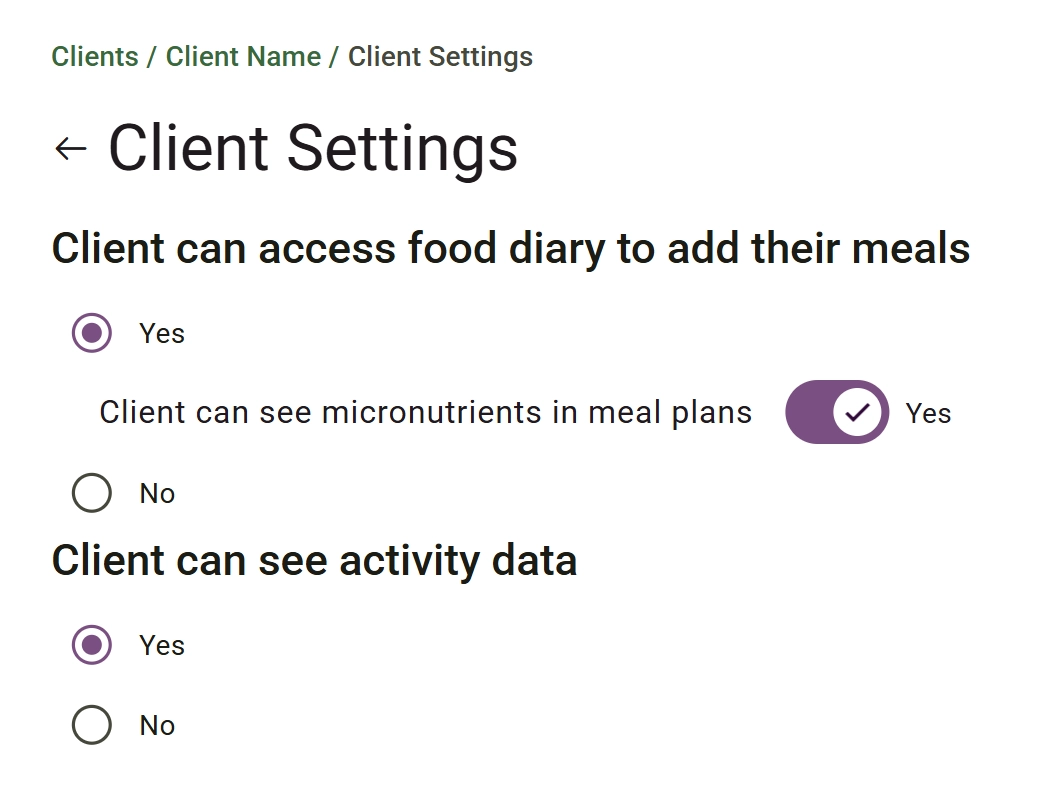 Configure Permissions screenshot